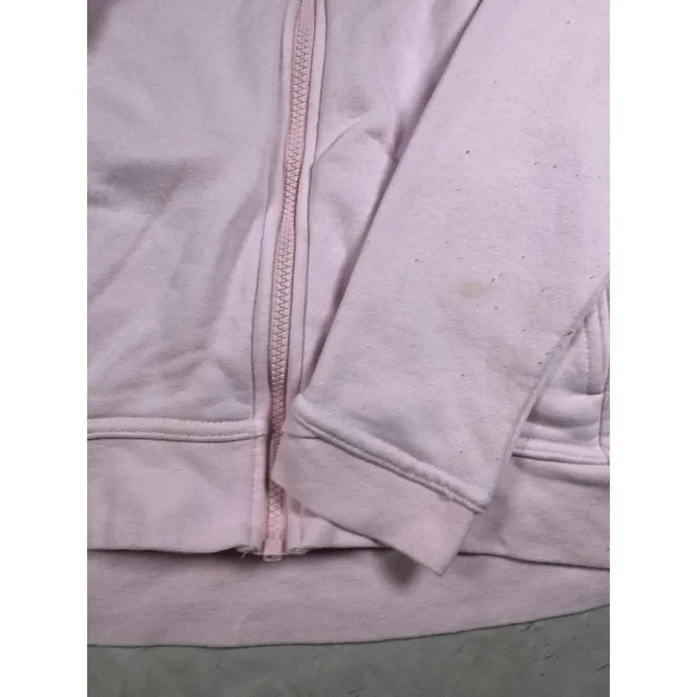Nike Girls Full Zip Hoodie Large Pink Sweatshirt